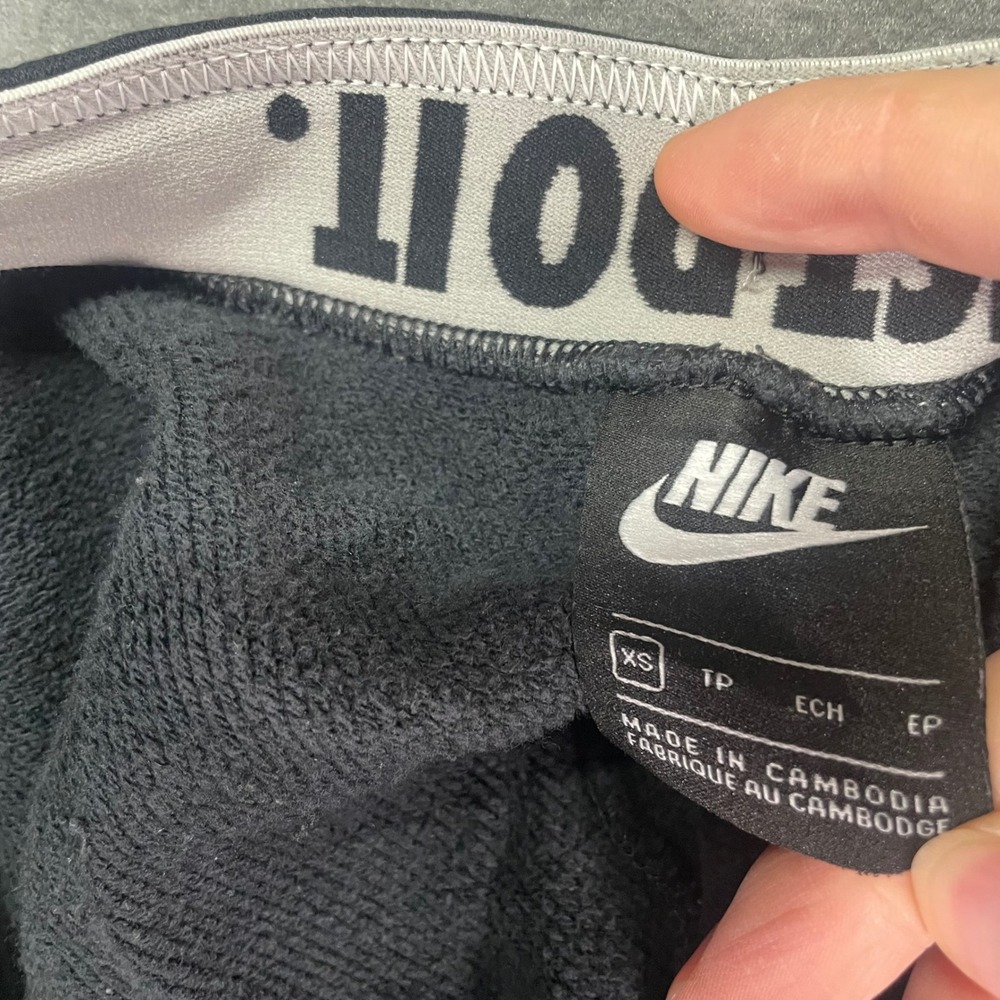 Nike Sportswear Club Fleece Jogger Sweatpants Black Mens XS Swoosh Logo - Picture 3 of 13
